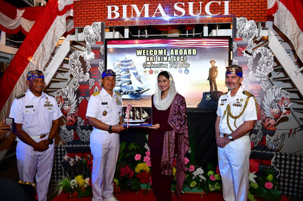 Kas Kormar Hadiri Deck Reception 2026 di KRI Bima Suci