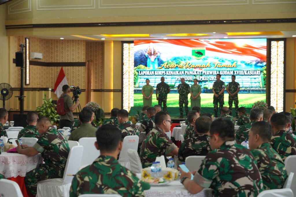 Kenaikan Pangkat Jadi Wujud Kehormatan dan Kepercayaan Negara bagi Prajurit