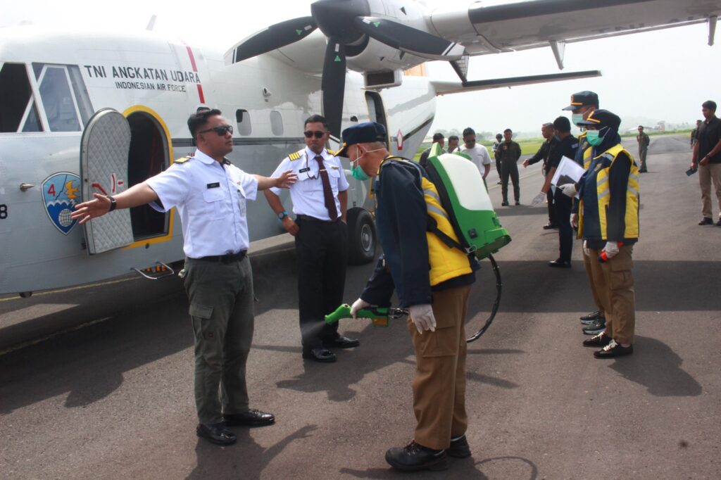 Lanud Abdulrachman Saleh Gelar Simulasi Pasca Force Down, Libatkan Multi-Instansi