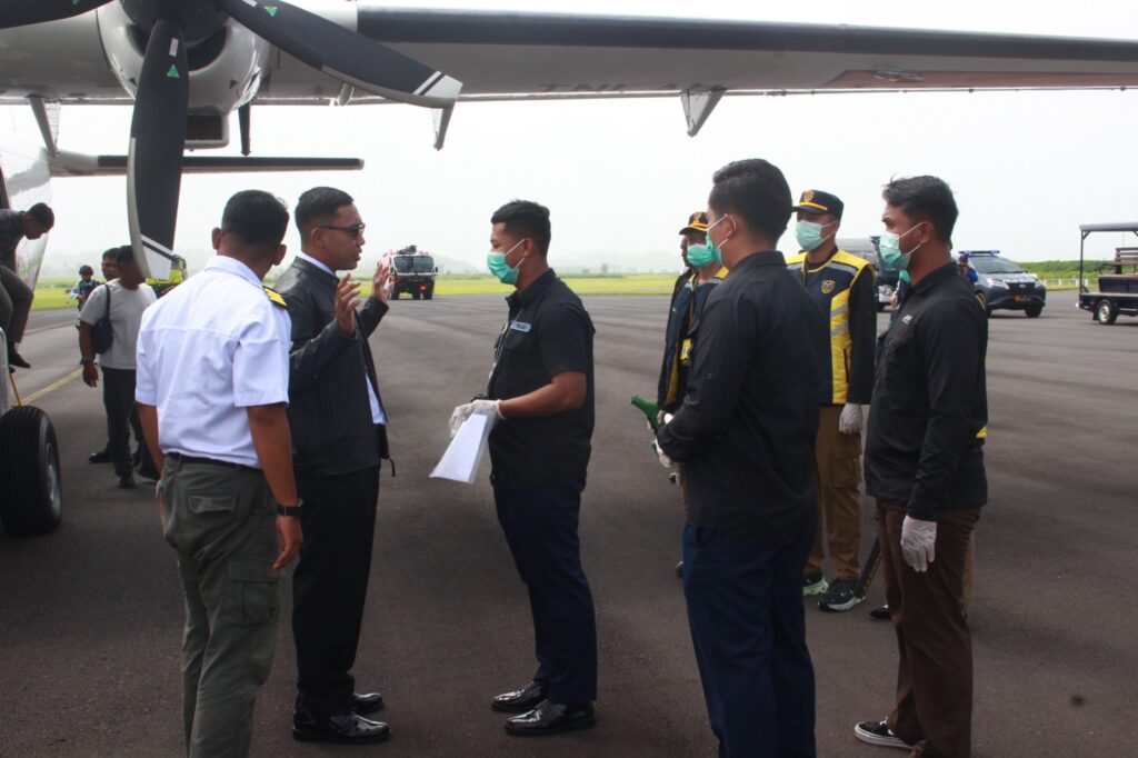 Lanud Abdulrachman Saleh Gelar Simulasi Pasca Force Down, Libatkan Multi-Instansi