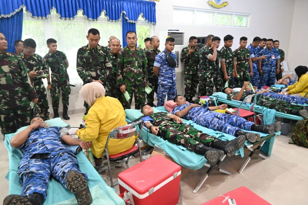 Sambut HUT ke-80 TNI AU, Lanud Adi Soemarmo Gelar Donor Darah Libatkan 309 Pendonor