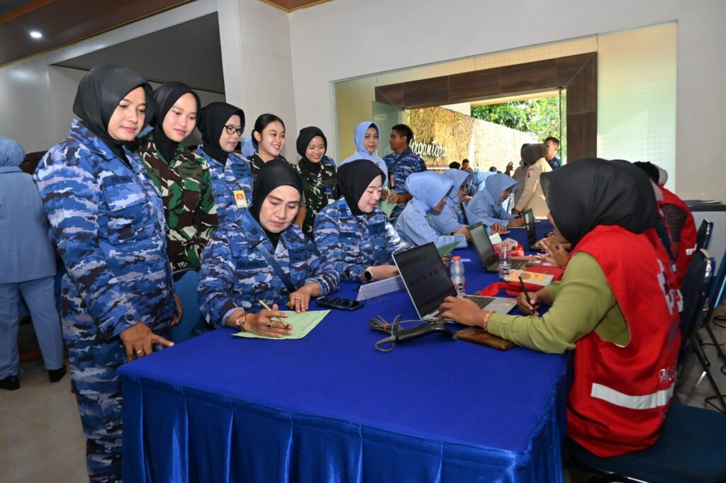 Sambut HUT ke-80 TNI AU, Lanud Adi Soemarmo Gelar Donor Darah Libatkan 309 Pendonor