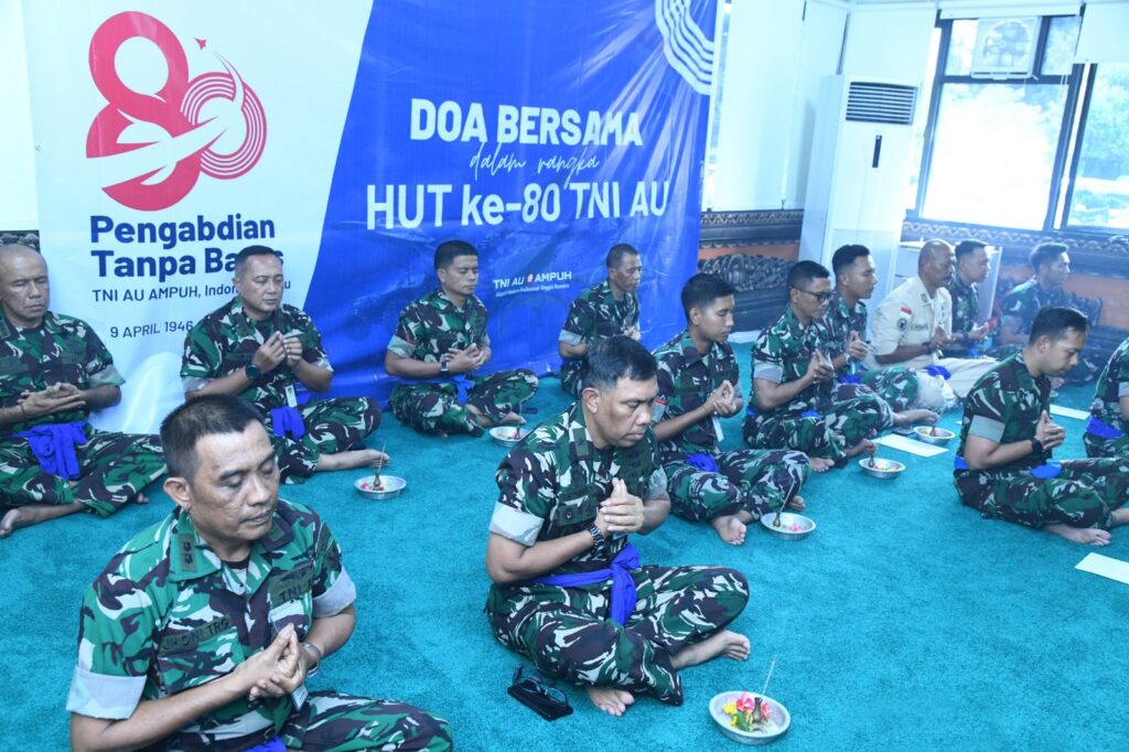Jelang HUT ke-80 TNI AU, Mabesau Gelar Doa Bersama Lintas Agama