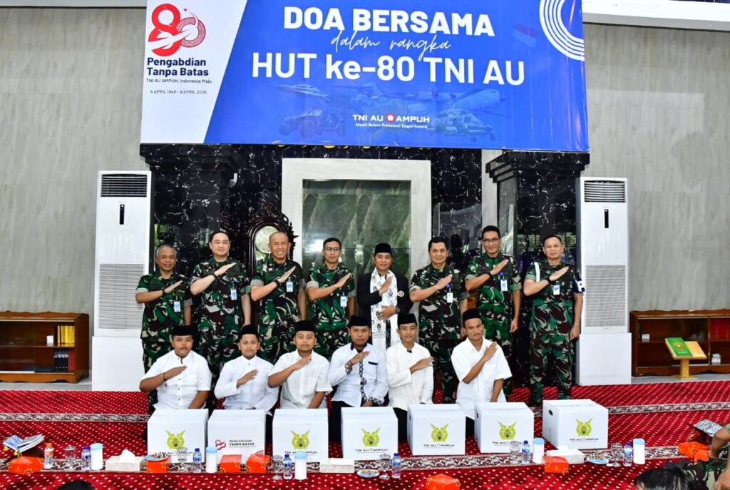 Jelang HUT ke-80 TNI AU, Mabesau Gelar Doa Bersama Lintas Agama