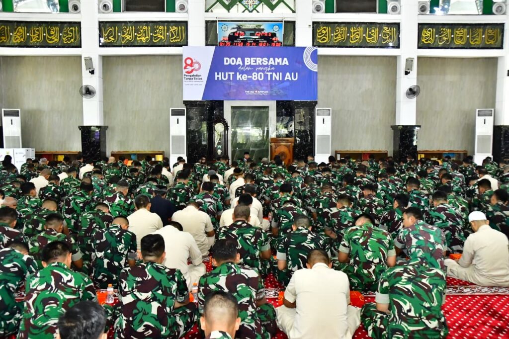 Jelang HUT ke-80 TNI AU, Mabesau Gelar Doa Bersama Lintas Agama