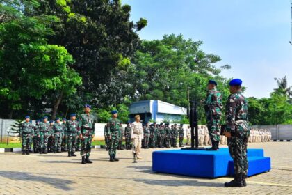 Penuh Kebanggaan, Danlanud Halim Pimpin Upacara Kenaikan Pangkat Personel
