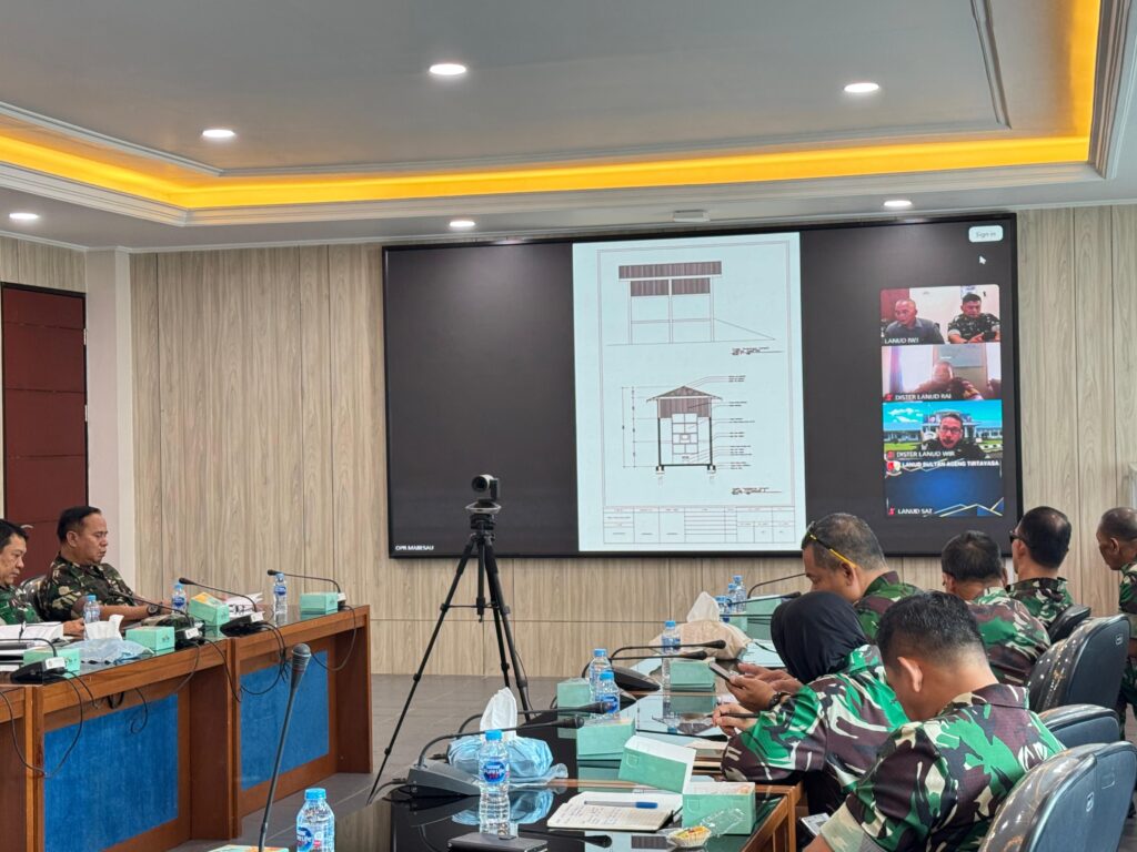 Pusterau Gelar Rakor Pembentukan Pokja Mitigasi Sampah di Lingkungan TNI AU