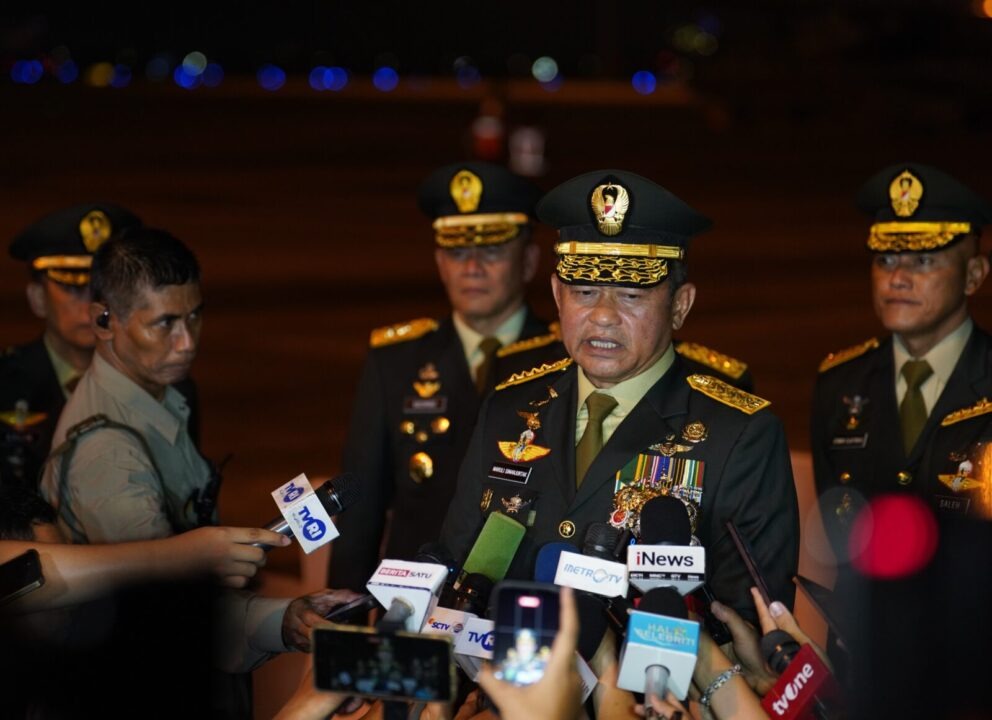 KASAD Pimpin Pelepasan Tiga Jenazah Prajurit TNI Satgas UNIFIL di Soekarno-Hatta