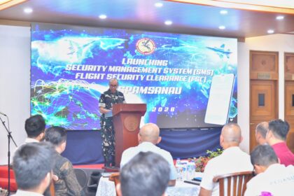 Dispamsanau Resmikan Aplikasi SMS Flight Security Clearance untuk Tingkatkan Layanan Penerbangan Dispamsanau Resmikan Aplikasi SMS Flight Security Clearance untuk Tingkatkan Layanan Penerbangan