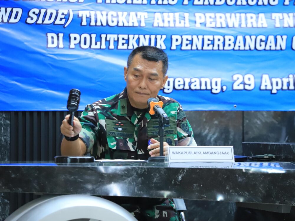 TNI AU Tingkatkan Kompetensi Perwira Lewat Workshop Fasilitas Pendukung Penerbangan Bersama PPI Curug