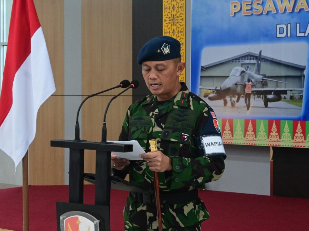 Danlanud RSN Buka Latihan Ground Handling Pesawat Tempur, Perkuat Profesionalisme dan Kesiapan Operasi Udara