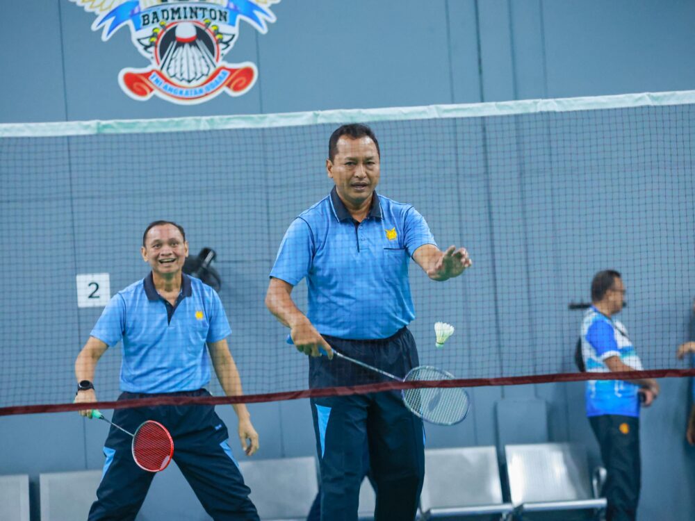 Perkuat Pembinaan Olahraga Militer, KASAU Resmikan GOR Badminton PBAU di Jakarta