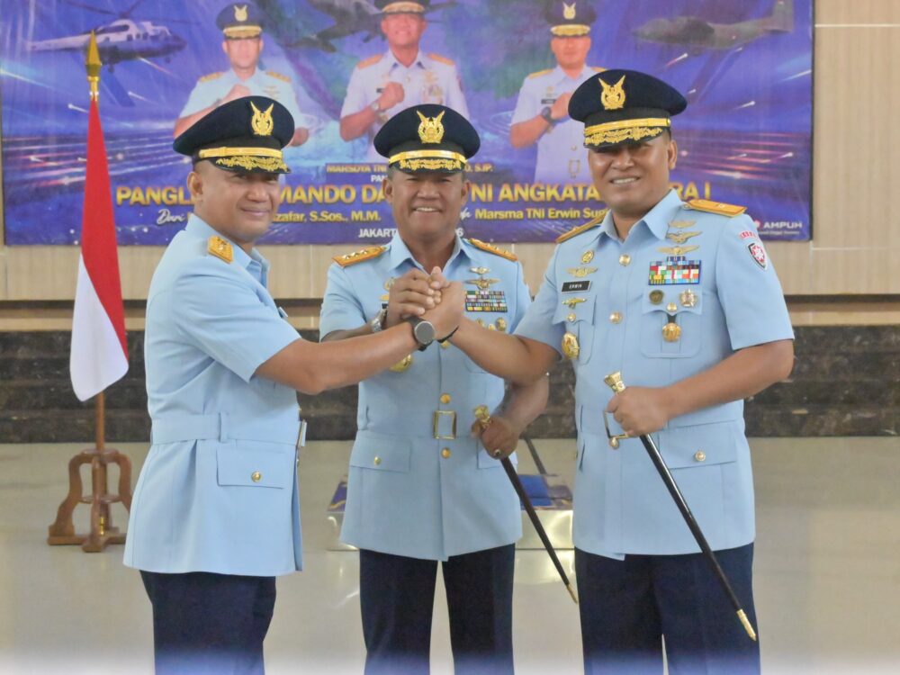 Tongkat Estafet Kepemimpinan Berlanjut, Pangkoopsudnas Pimpin Sertijab Pangkodau I di Jakarta