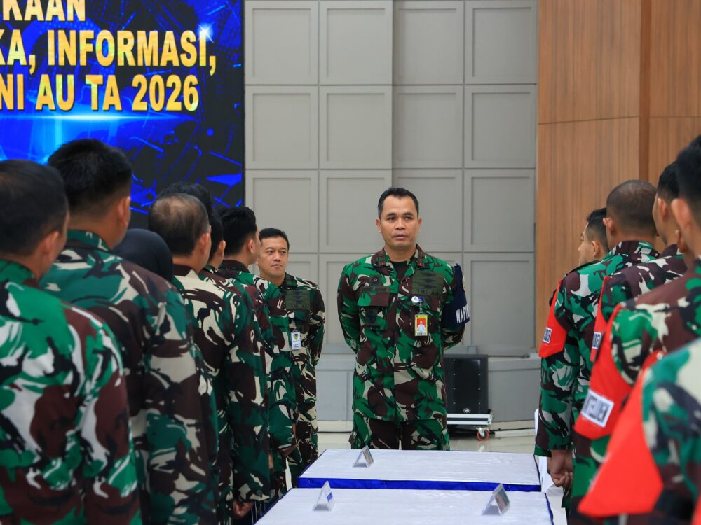 TNI AU Uji Kemampuan Operasi Siber, Pernika, dan Informasi Hadapi Dinamika Perang Modern