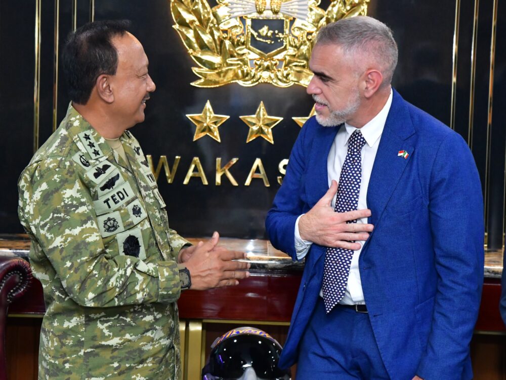 Wakasau Terima Audiensi Delegasi Leonardo S.p.A Italia, Perkuat Sinergi Industri Pertahanan Global