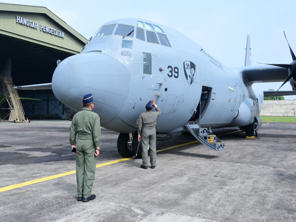 Teknisi TNI AU Berhasil Tuntaskan Check C1 Perdana C-130J Super Hercules Secara Mandiri