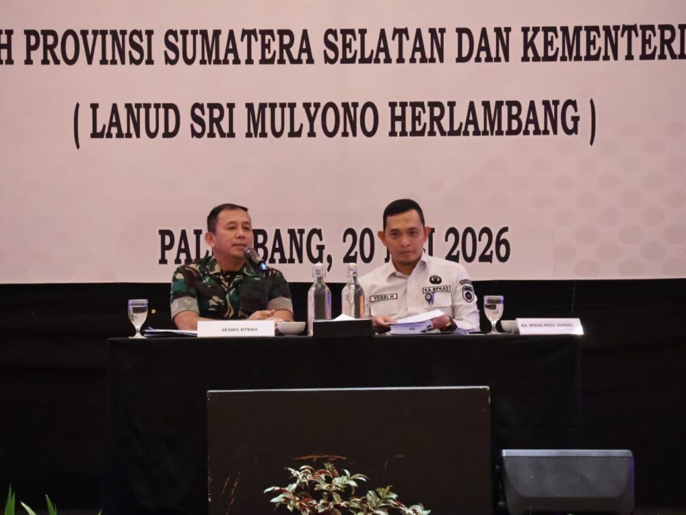 Lanud SMH Bersama Stakeholder Perkuat Sinergi Penyelesaian Aset BMN dan BMD