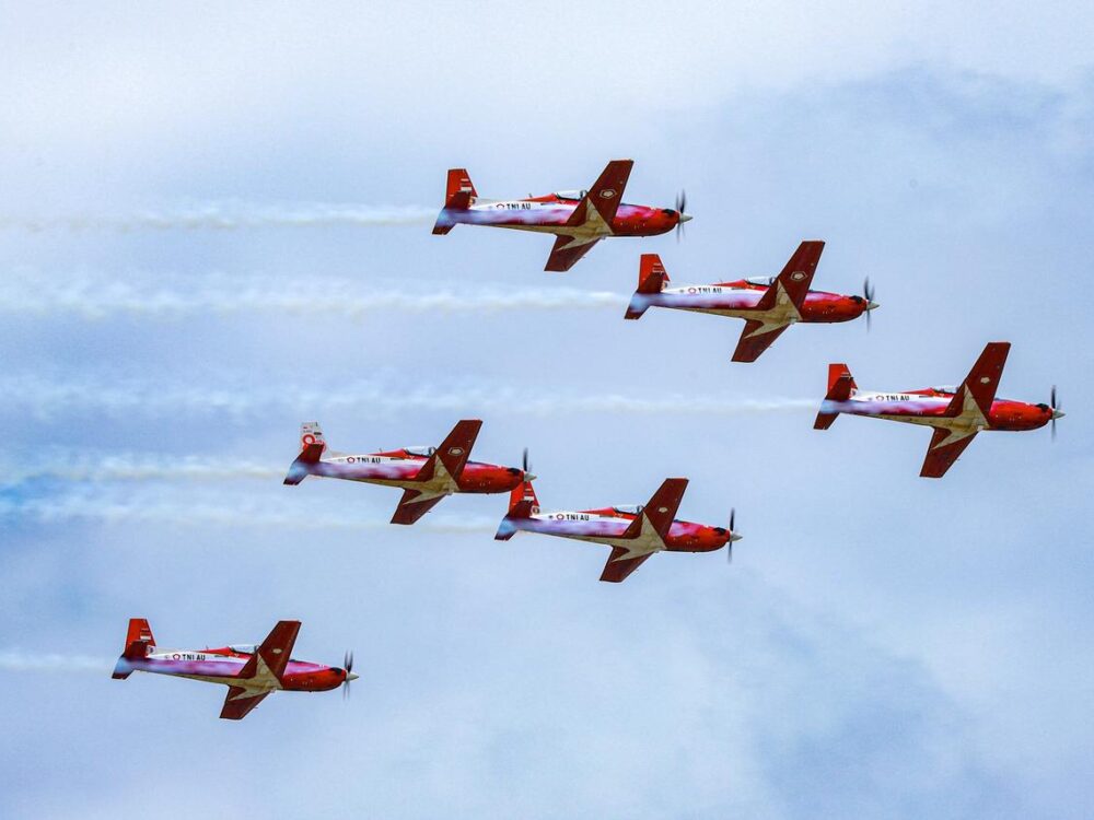 Jupiter Aerobatic Team Matangkan Kemampuan Lewat Latihan Perdana Jelang HUT ke-65 RBAF