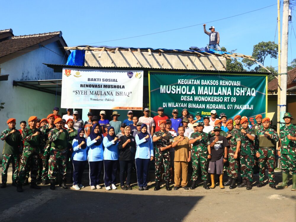 Denmatra 2 Pasgat Renovasi Mushola Syeh Maulana Ishaq sebagai Wujud Kepedulian terhadap Sarana Ibadah Warga