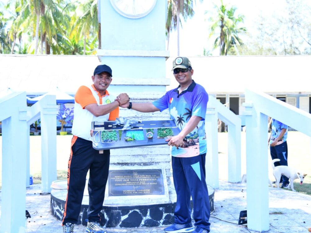 Lanud Raden Sadjad Ubah Limbah Kayu Pesisir Menjadi Kerajinan Bernilai Ekonomi