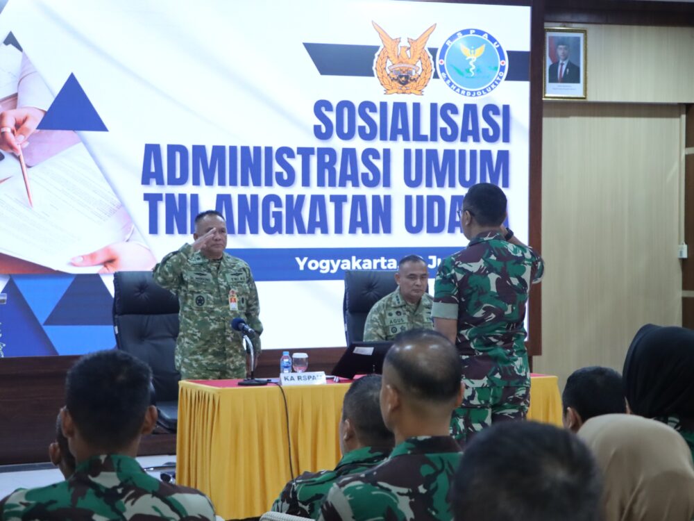 Setumau Perkuat Tata Kelola Organisasi Melalui Sosialisasi Administrasi Umum TNI AU