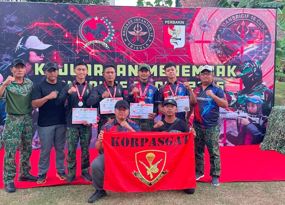 Atlet Menembak Korpasgat Raih Sejumlah Podium di Kejuaraan Danbrigif 18/Trisula