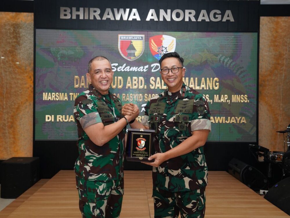 Danlanud Abd Saleh Lakukan Courtesy Call dengan Pangdam V/Brawijaya, Perkuat Sinergitas Antarinstansi