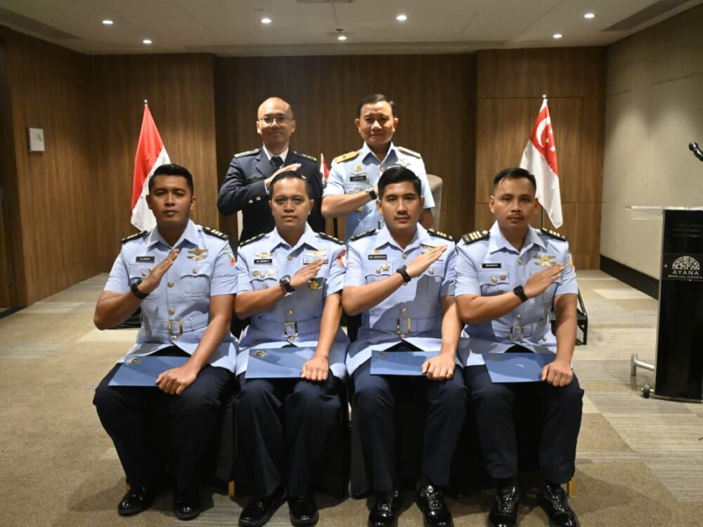 Empat Perwira TNI AU Raih Kualifikasi Instruktur PTTA Hasil Kolaborasi dengan RSAF