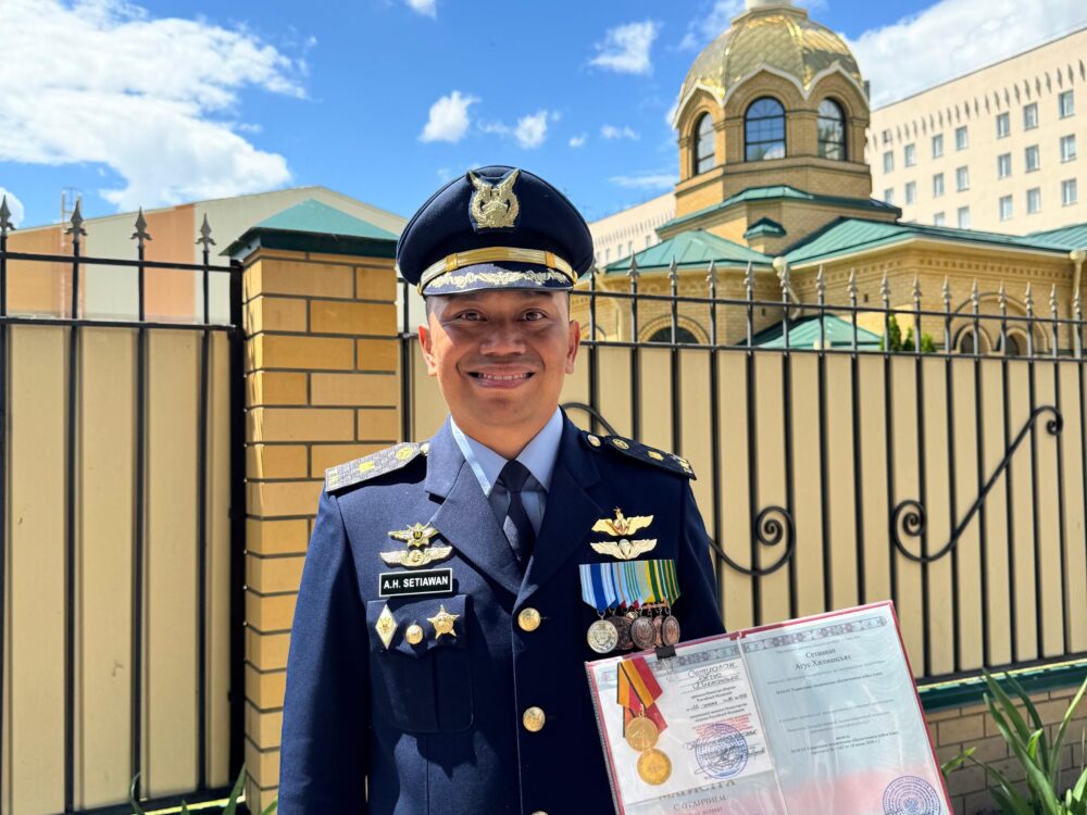 Perwira TNI AU Raih Predikat Lulusan Terbaik Program MSCAF di Rusia