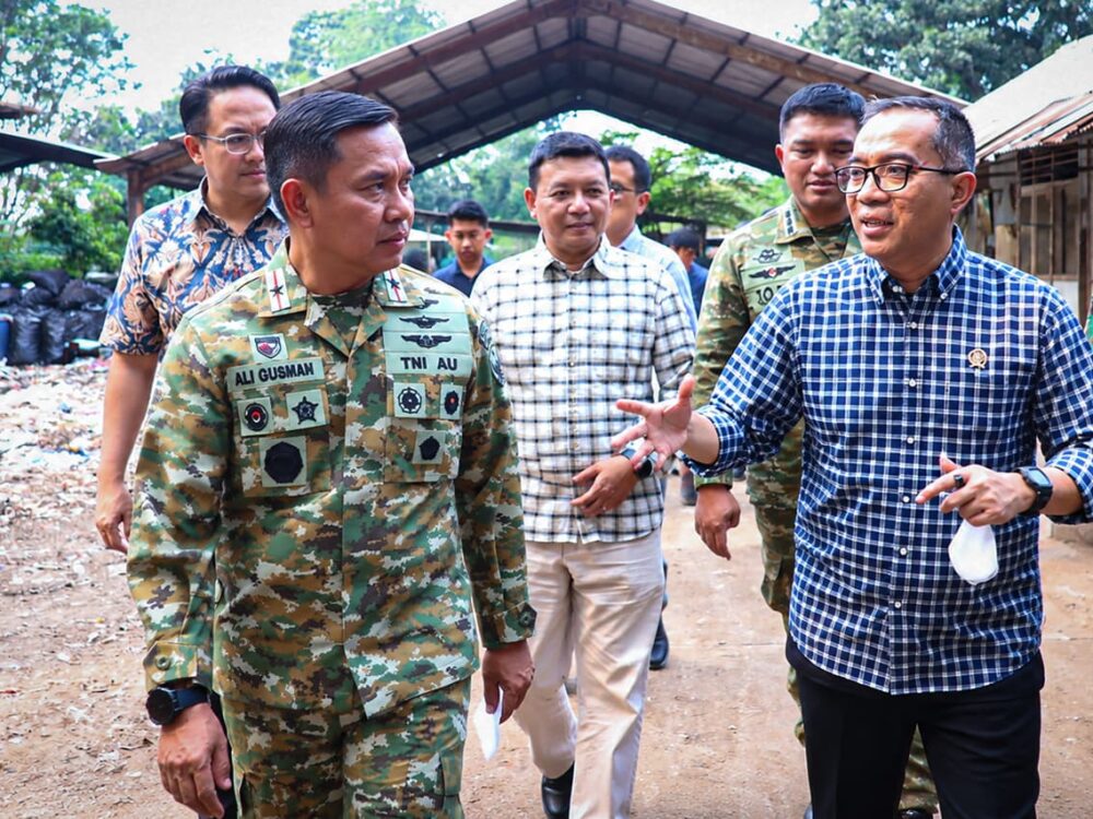 Lanud Halim Perdanakusuma Kembangkan Pengelolaan Sampah Berkelanjutan dengan Kapasitas Hingga 100 Ton