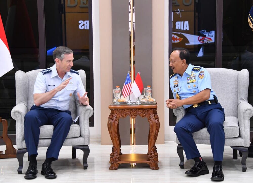 Wakasau Terima Kunjungan Commander Pacific Air Forces, Perkuat Kemitraan Strategis TNI AU dan PACAF