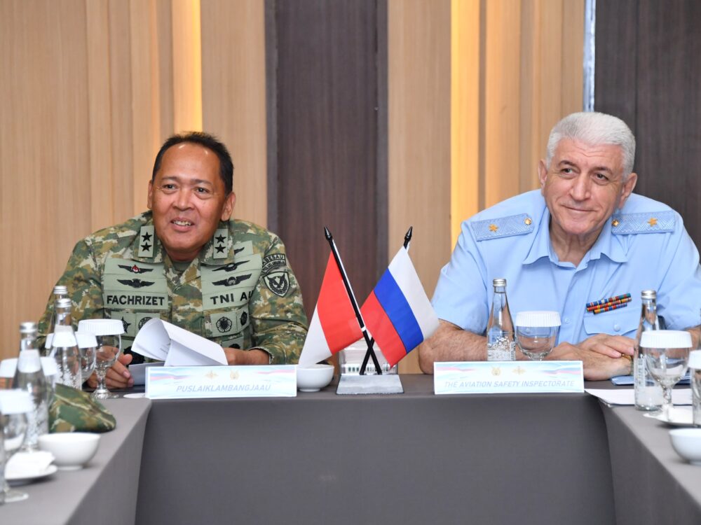 TNI AU dan Angkatan Bersenjata Rusia (VS RF/ВС РФ) Perkuat Kolaborasi Keselamatan Penerbangan Militer