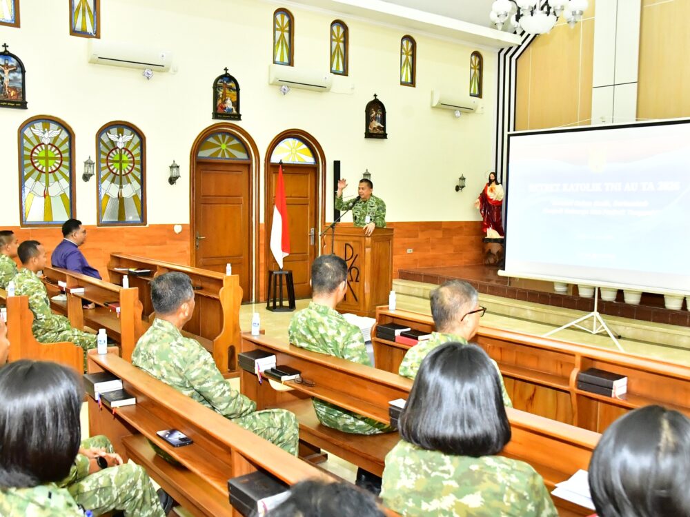 Retret Katolik TNI AU Perkuat Iman dan Integritas Prajurit di Era Digital