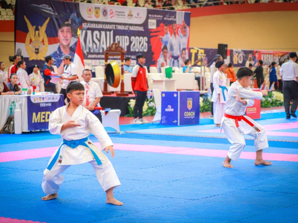 Kejuaraan Nasional Karate KASAU Cup 2026 Perkuat Pembinaan Olahraga Generasi Muda