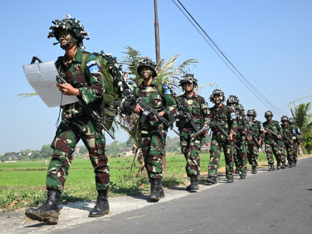 Hari Kedua Latihan Berganda, Siswa Setukba TNI AU A-50 Asah Kemampuan Navigasi Darat di Boyolali