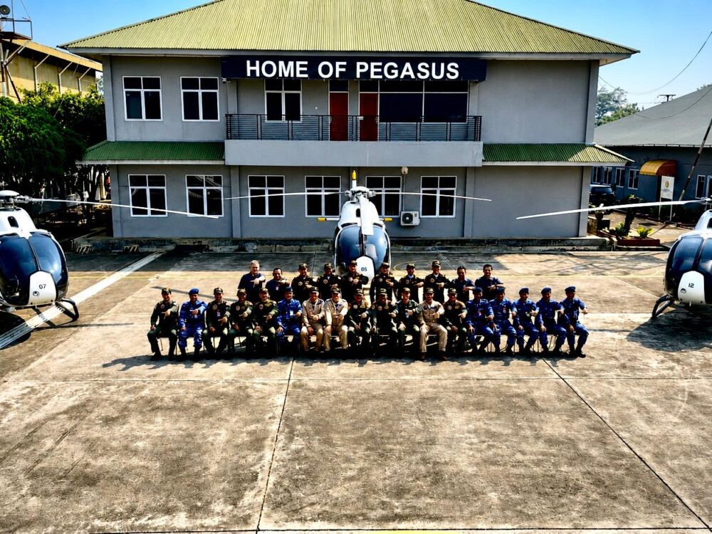 Pelatihan Proficient Dynamic Aerobatics EC-120 B Colibri Tingkatkan Profesionalisme Kru Helikopter TNI AU