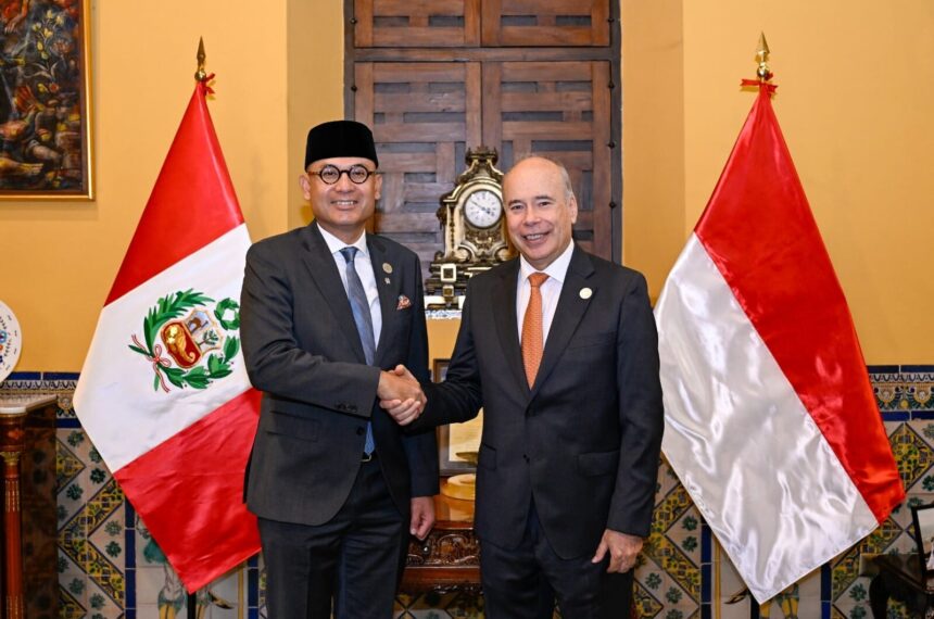 Indonesia dan Peru Perkuat Kerja Sama Strategis, Bangun Jembatan Ekonomi Asia Tenggara–Amerika Selatan
