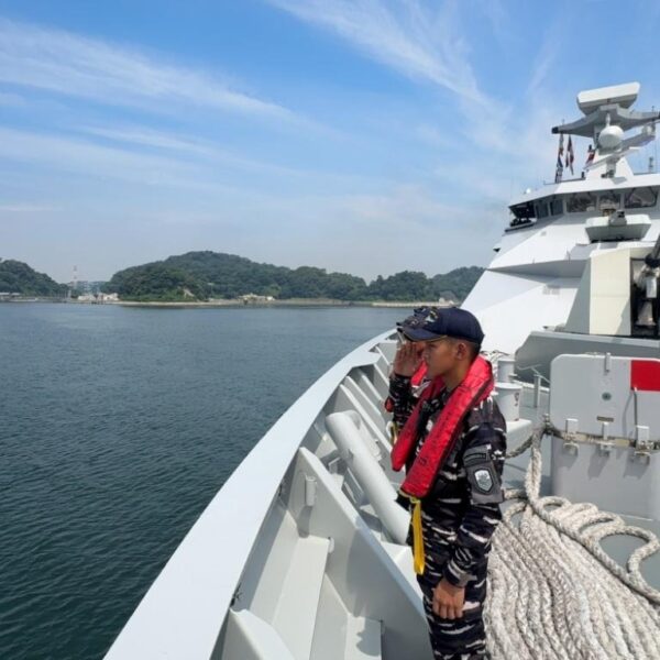Usai Exercise ORRUDA 2026, KRI GNR-332 Tiba di Yokosuka Jepang