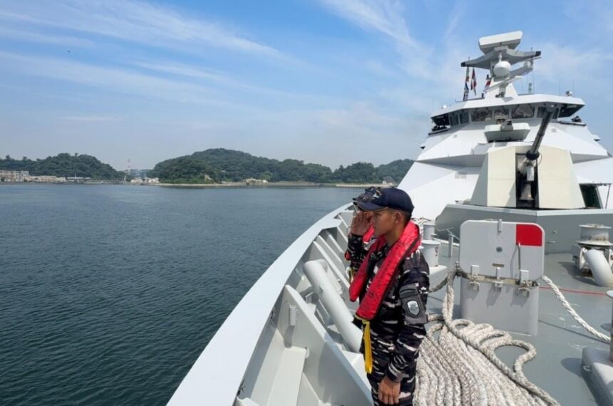 Usai Exercise ORRUDA 2026, KRI GNR-332 Tiba di Yokosuka Jepang