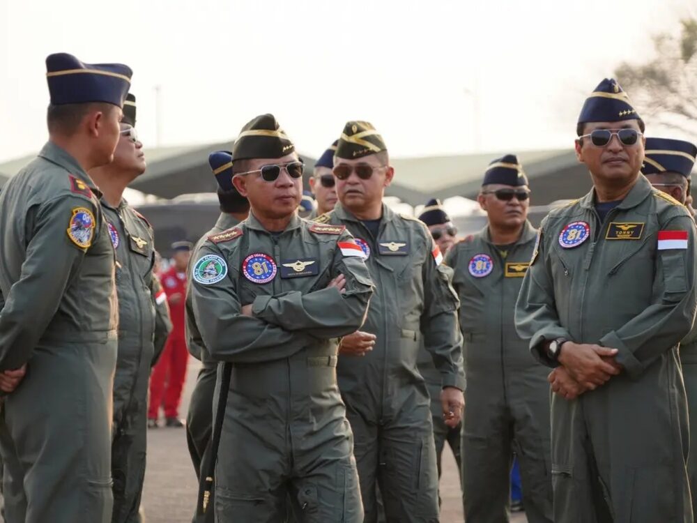 Panglima TNI Tinjau Kesiapan Alutsista Demo Udara HUT ke-81 RI