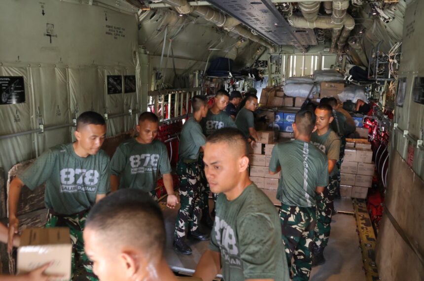 TNI AU Percepat Penanganan Pascagempa NTT, Angkut 33,7 Ton Bantuan