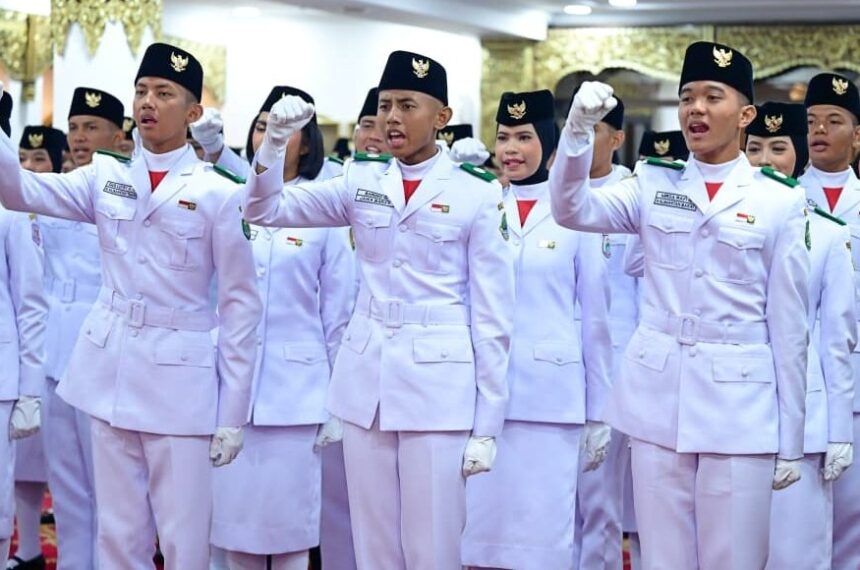 Tim Paskibraka Indonesia Berdaulat Siap Kibarkan Merah Putih