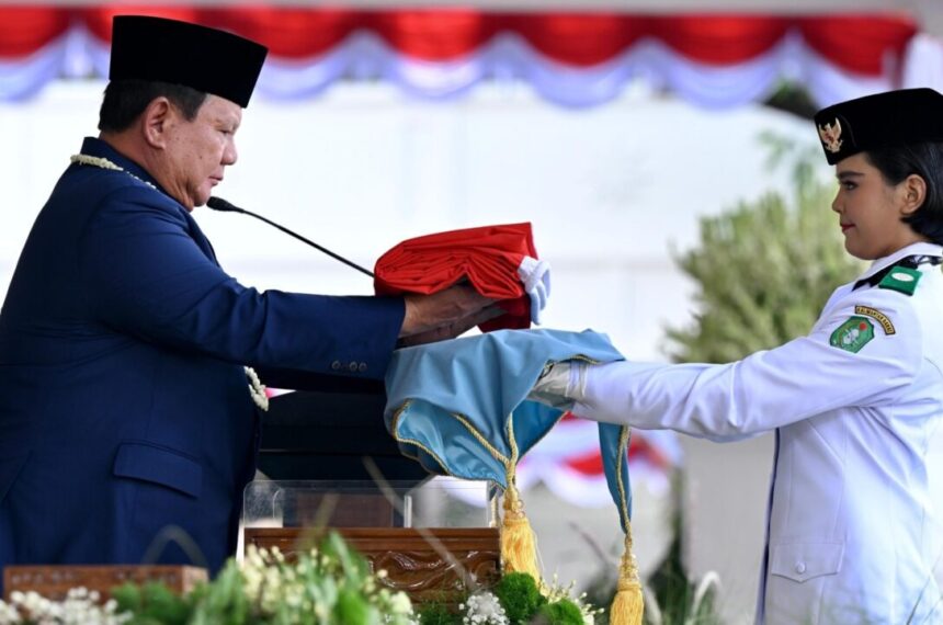 Upacara HUT ke-81 RI, Prabowo Pimpin Detik-Detik Proklamasi