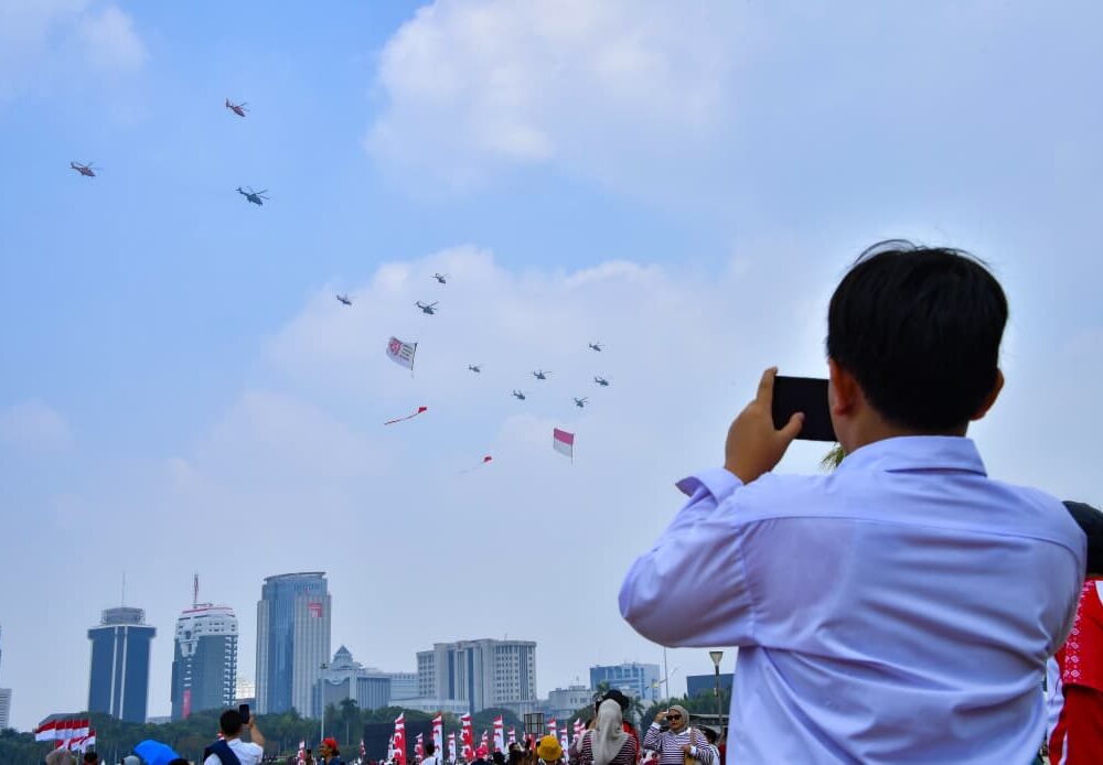 TNI AU Tunjukkan Profesionalisme dalam Demo Udara HUT ke-81 RI
