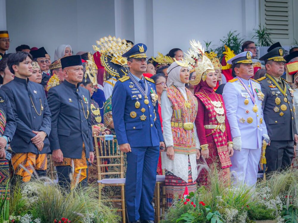KASAU Hadiri Detik-Detik Proklamasi HUT ke-81 Kemerdekaan RI