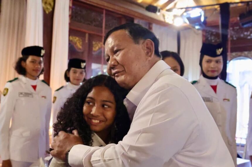 Presiden Prabowo Apresiasi Petugas Upacara HUT ke-81 RI