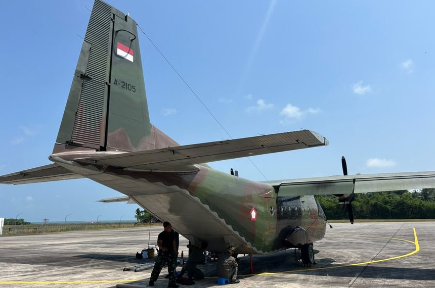 TNI AU Kerahkan Tiga Casa NC-212 Dukung OMC Karhutla Kalimantan