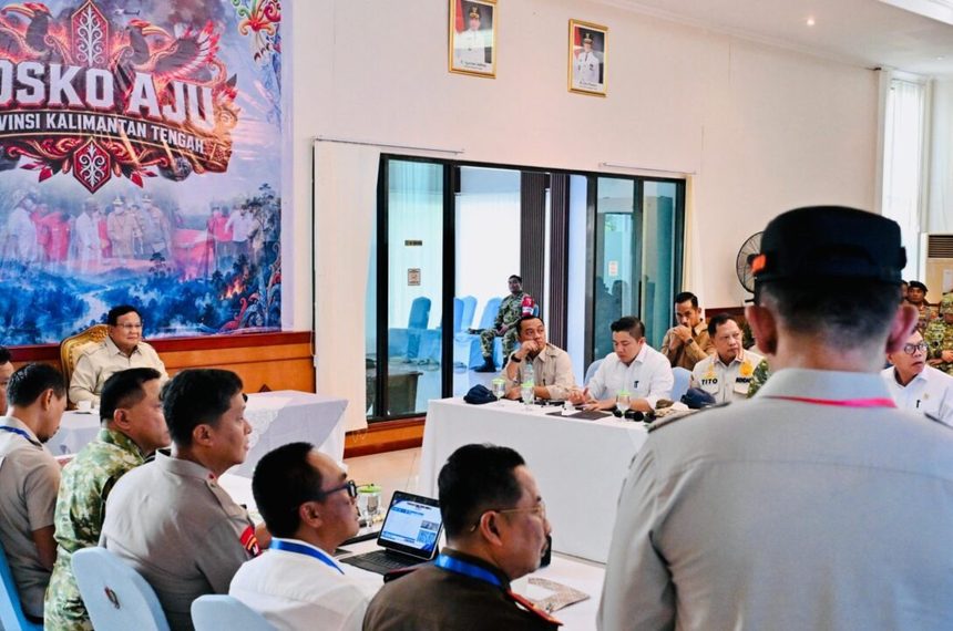 Presiden Prabowo Dorong Percepatan Penanganan Karhutla Kalteng