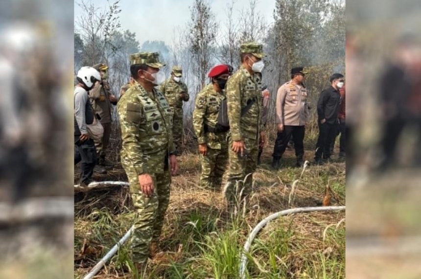 KASAL Tinjau Karhutla Banjarbaru atas “Instruksi Presiden”
