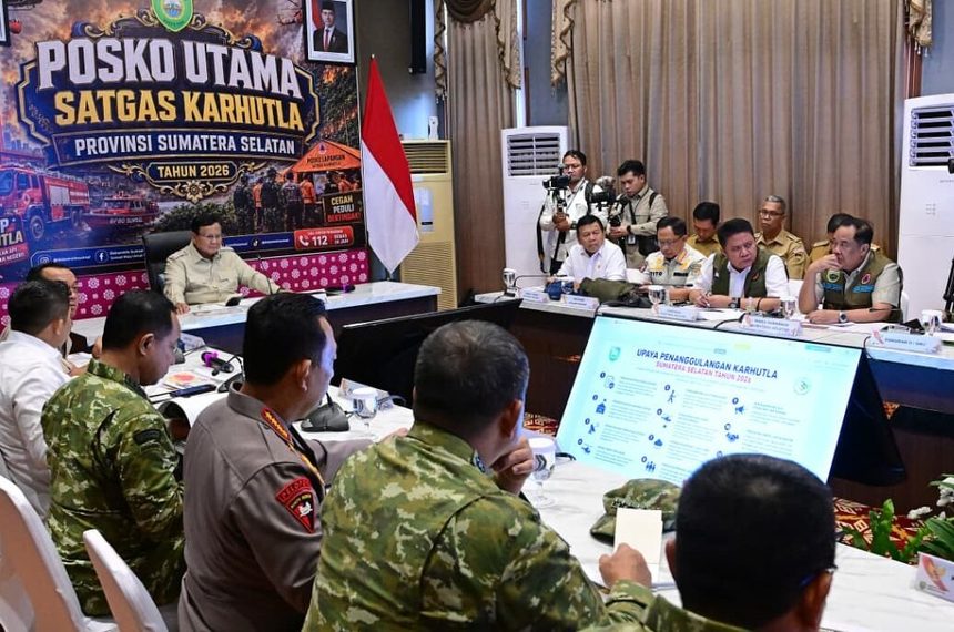 Presiden Prabowo Dorong Inovasi Karhutla hingga “Ubi Bombing”